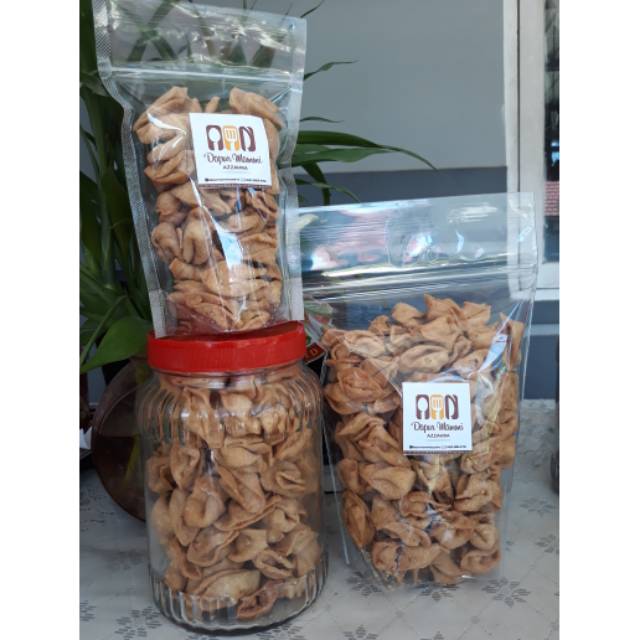 

Kerupuk bawang renyah, gurih/setoples legend.