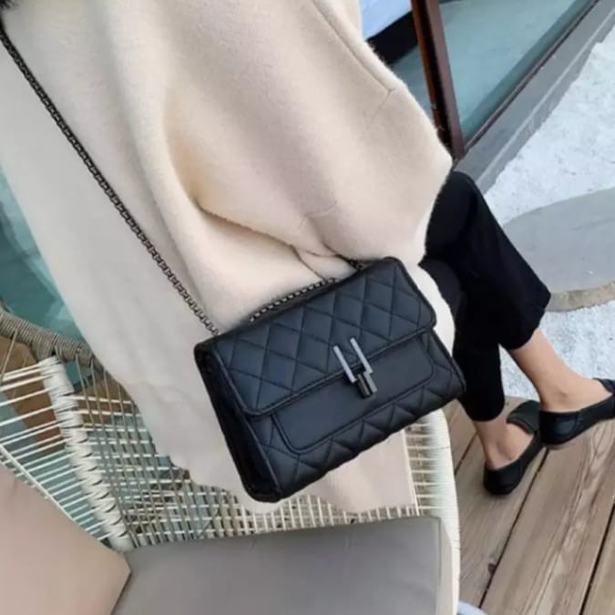 Tas Selempang  Wanita - Tas Sling Bag Wanita - Tas Tali Rantai  - Tas Lucu Tas Murah