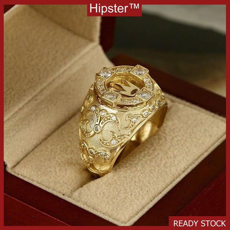 Cincin Model Mahkota Emas 18k