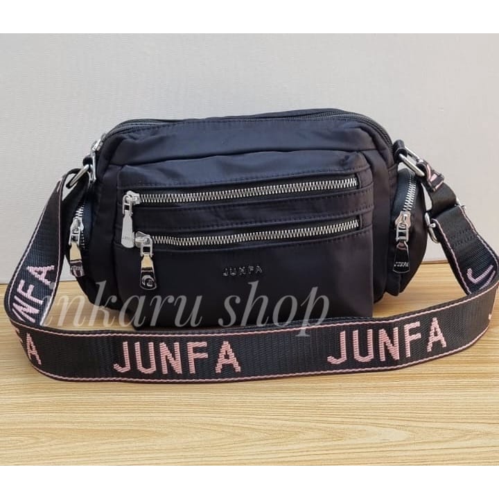 TAS SELEMPANG WANITA IMPORT JUNFA 4433#