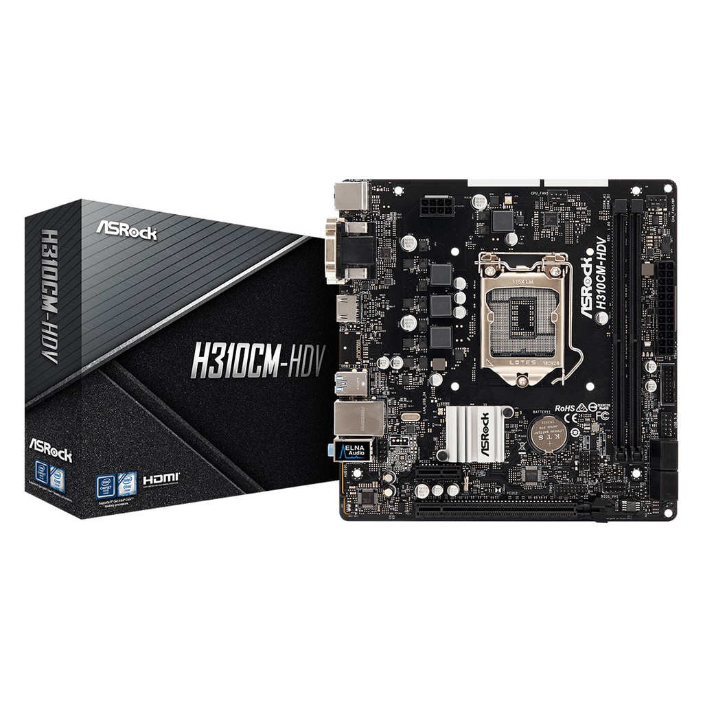 Asrock H310CM-HDV motherboard