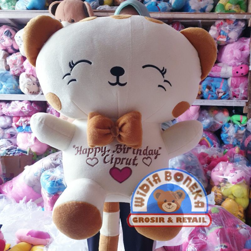 Boneka Kucing Kawai Jumbo Besar Murah Halus Lembut Lucu / Kucing Cantik