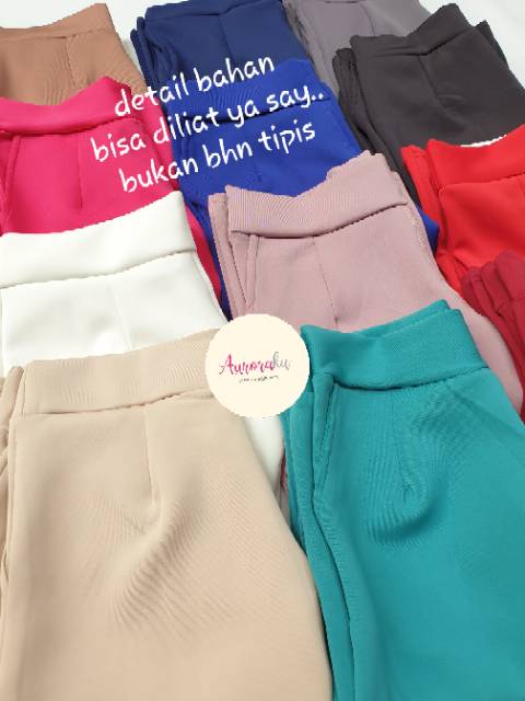 936 - Celana Kulot Panjang / Clara Cullote (High Quality)-1