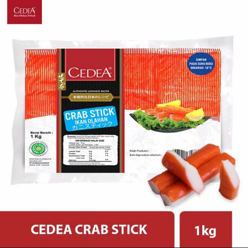 

Cedea Crab Stick / Stik Kepiting Seafood 1KG