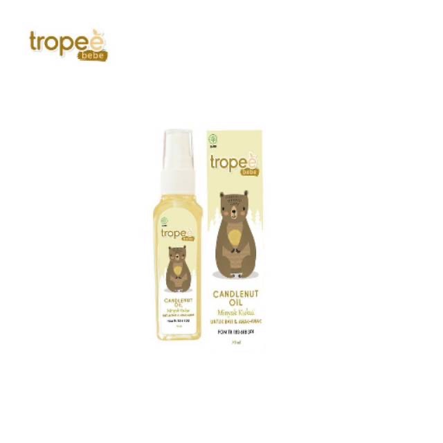 TROPEE BEBE CandleNut Oil Minyak Kemiri KuKui 70ml