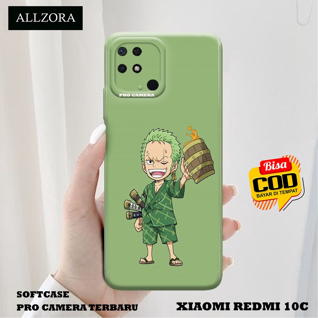 ALLZORA - Case Hp Xiaomi Redmi 10C - Fashion Case Anime - Softcase Xiaomi Redmi 10C Terbaru - Casing