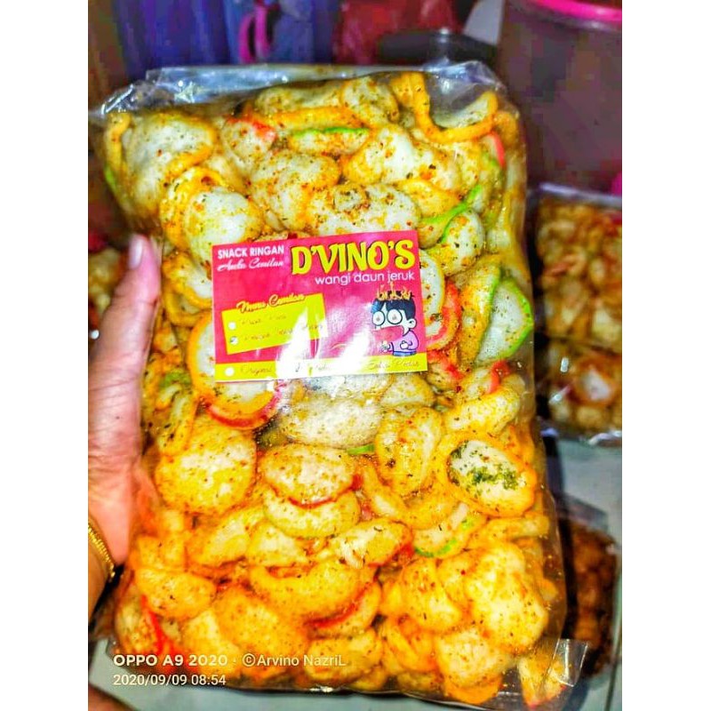 

kerpuk seblak kering pedas wangi daun jeruk 500gr