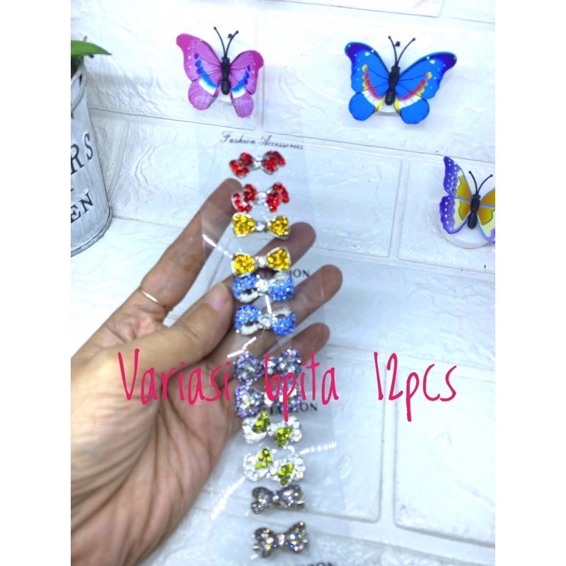 BROS DAGU isi 12pcs BROS IMUT BROS CANTIK BROS MINI BROS FULL MATA WARNA-6motif W Pita