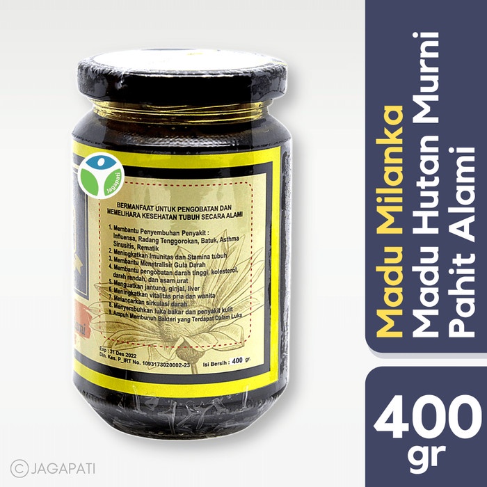 

madu- milanka - madu hitam pahit alami 400gr - madu organik - madu kesehatan -madu.