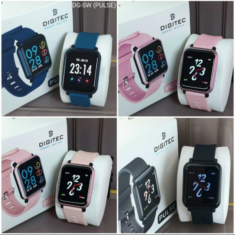 Jam Tangan Digitec Smart Watch Pulse Original Water Resistant