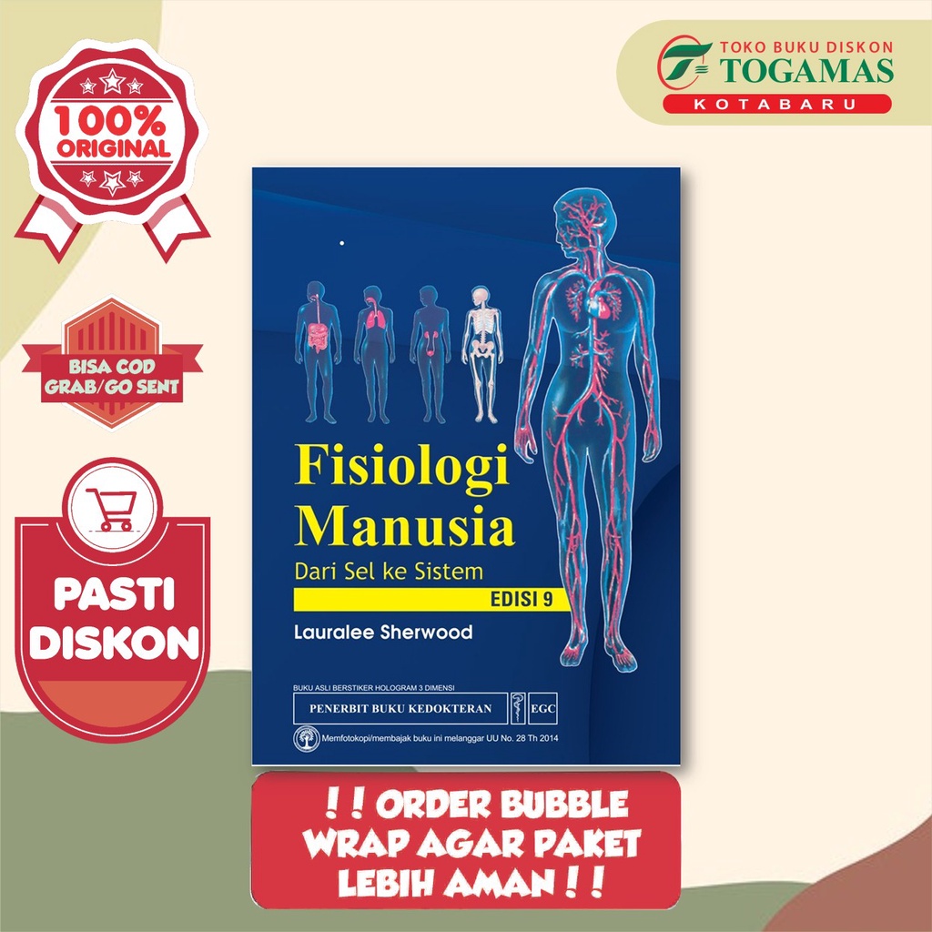 Egc - Fisiologi Manusia Dari Sel Ke Sistem Ed. 09 [Hc] - Lauralee Sherwood