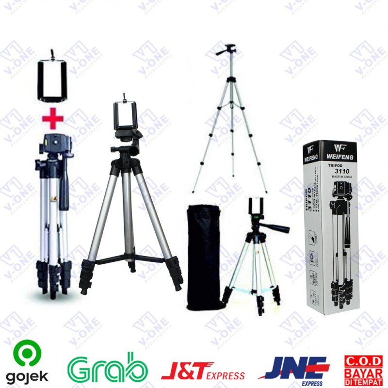 Tripod 3110 Tripod Hp Tripod Kamera penyangga kamera dan handphone