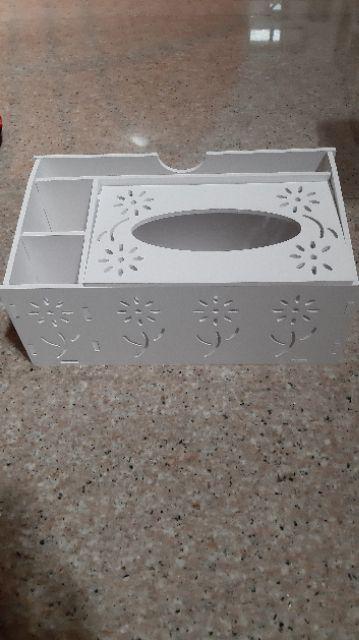 Kotak Tisu Rak Tisu Tempat Majalah Remote Hp Kacamata Pulpen Serbaguna  715f