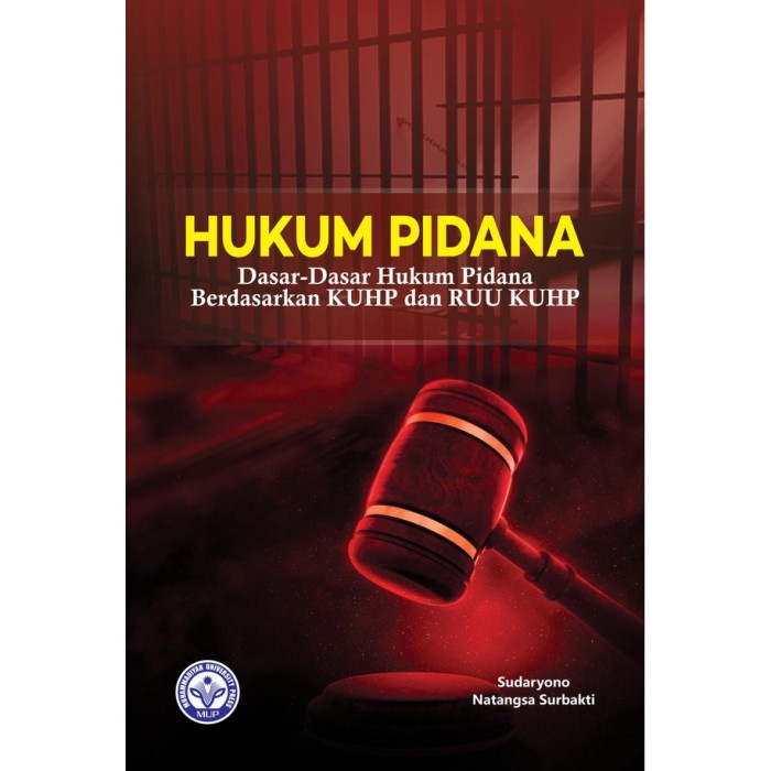 Hukum Pidana: Dasar-Dasar Hukum Pidana Berdasarkan KUHP dan RUU KUHP