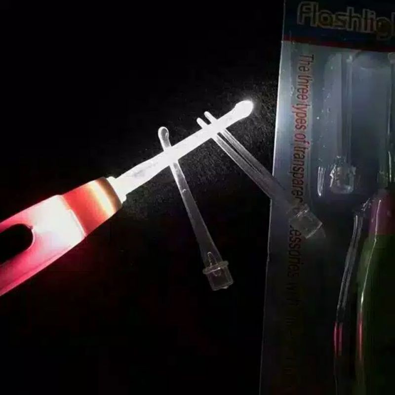 KOREK KUPING LED EARPICK FLASH PEMBERSIH KUPING BAYI