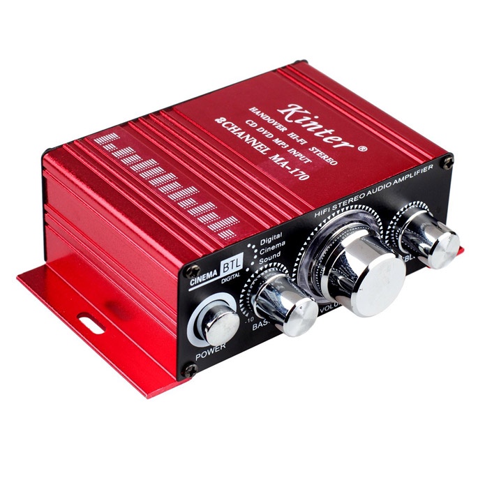 Amplifier Speaker 2 channel 20W - MA-170 - Red