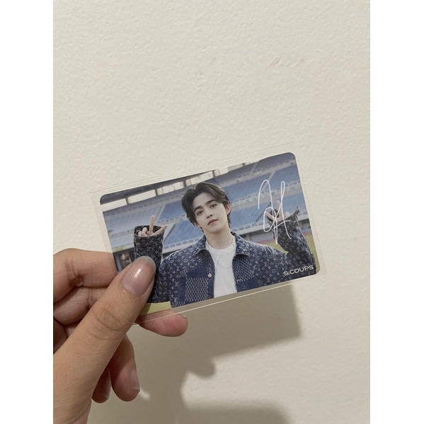 PHOTOCARD PC SEVENTEEN SVT OFFICIAL SCOUPS SEUNGCHEOL HITORIJANAI HMV HITJAN (BOOKED)