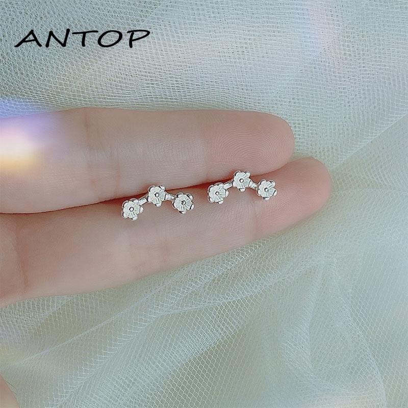 Sepasang Anting Kupu-kupu Mini Kecil Segar Fashion Wanita ANTOP