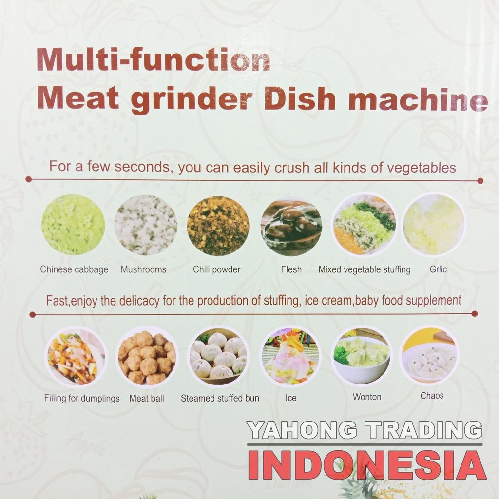 Blender Daging Meat Grinder Penggiling Multifungsi Stainless