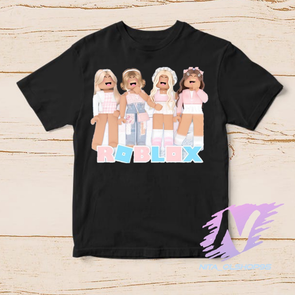 kaos roblox girl baju kaos anak roblok