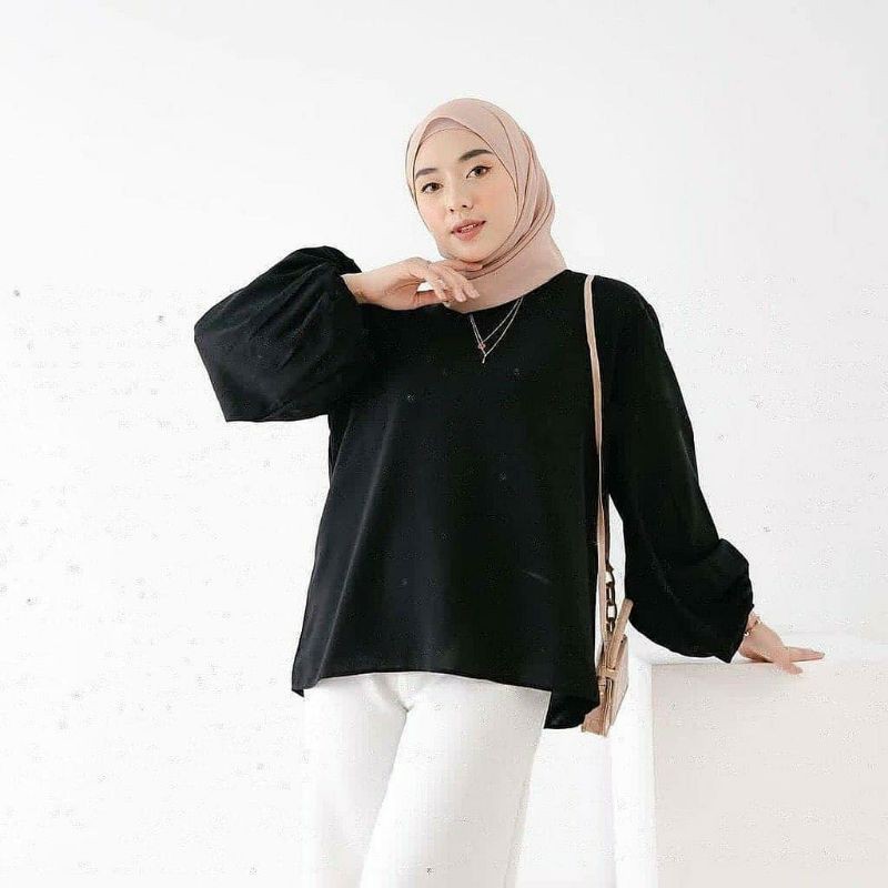 LUCIA BLOUSE LENGAN BALON / LUNE LAURA TOP LUIZ BLOUSE / PUFFY BALENA BLOUSE