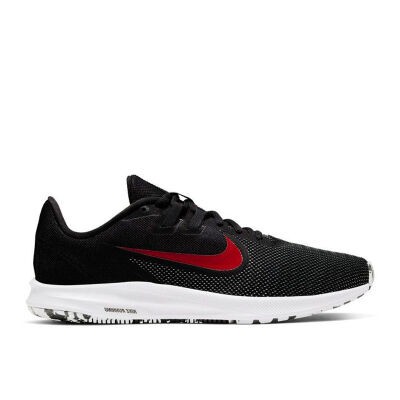 Sepatu Running Nike Downshifter 9 - Black Red AQ7481-010 Original
