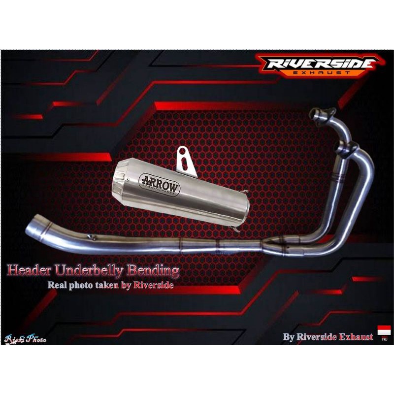 knalpot racing ninja 250 fi ninja new fi r 25 mt 25 cbr 250 rr full system arrow header bending unde