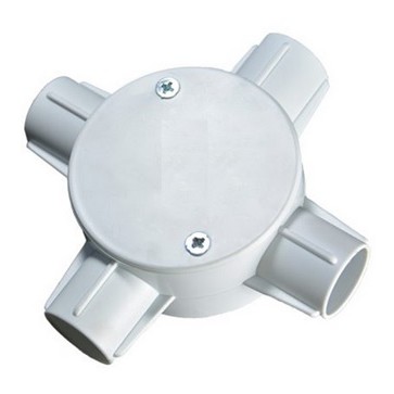 T-dus PUTIH / Tee Dus Cabang 4 / T-dos 20mm / 20 mm