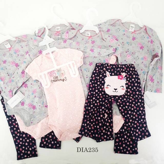 Set Jumper 3in1/ set baju bayi/ baju bayi import/ jumper bayi