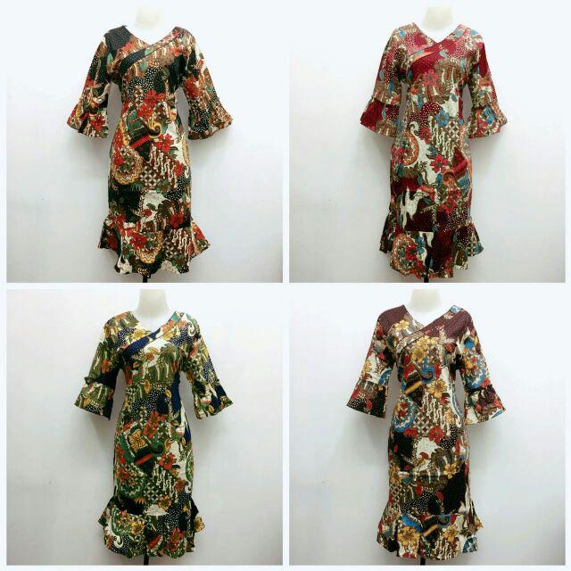 Gamis Busui Batik Manggar, Padi,sekar,cantik,kubis,kipas,daun,kupu,nadine,gendis