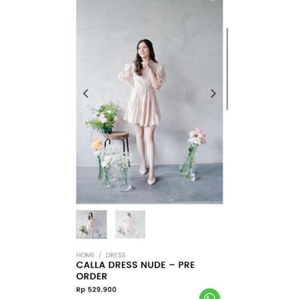 CALLA DRESS NUDE EMILIE_BELOVED