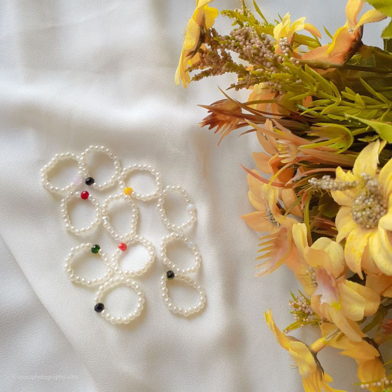 Cincin Manik kelingking KOREA STYLE ACCESSORIES / Ring Simpel Ceko