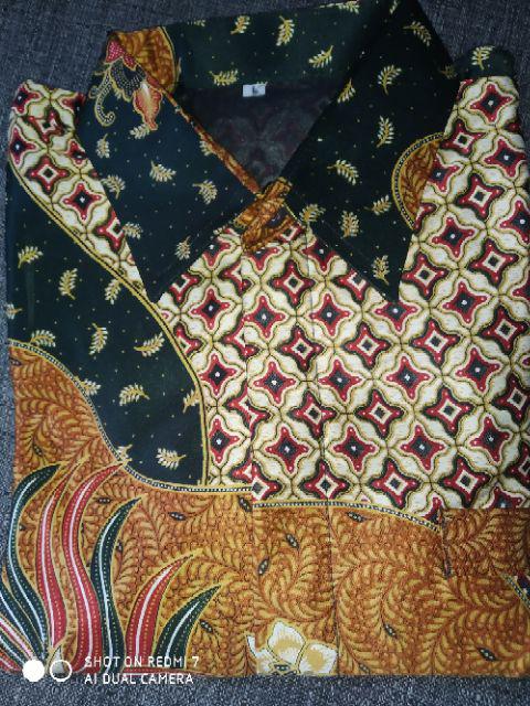 Kemeja Batik Semi Sutra Silky Premium Super Berfuring Batik Pekalongan Halus M L Xl Xxl Panjang