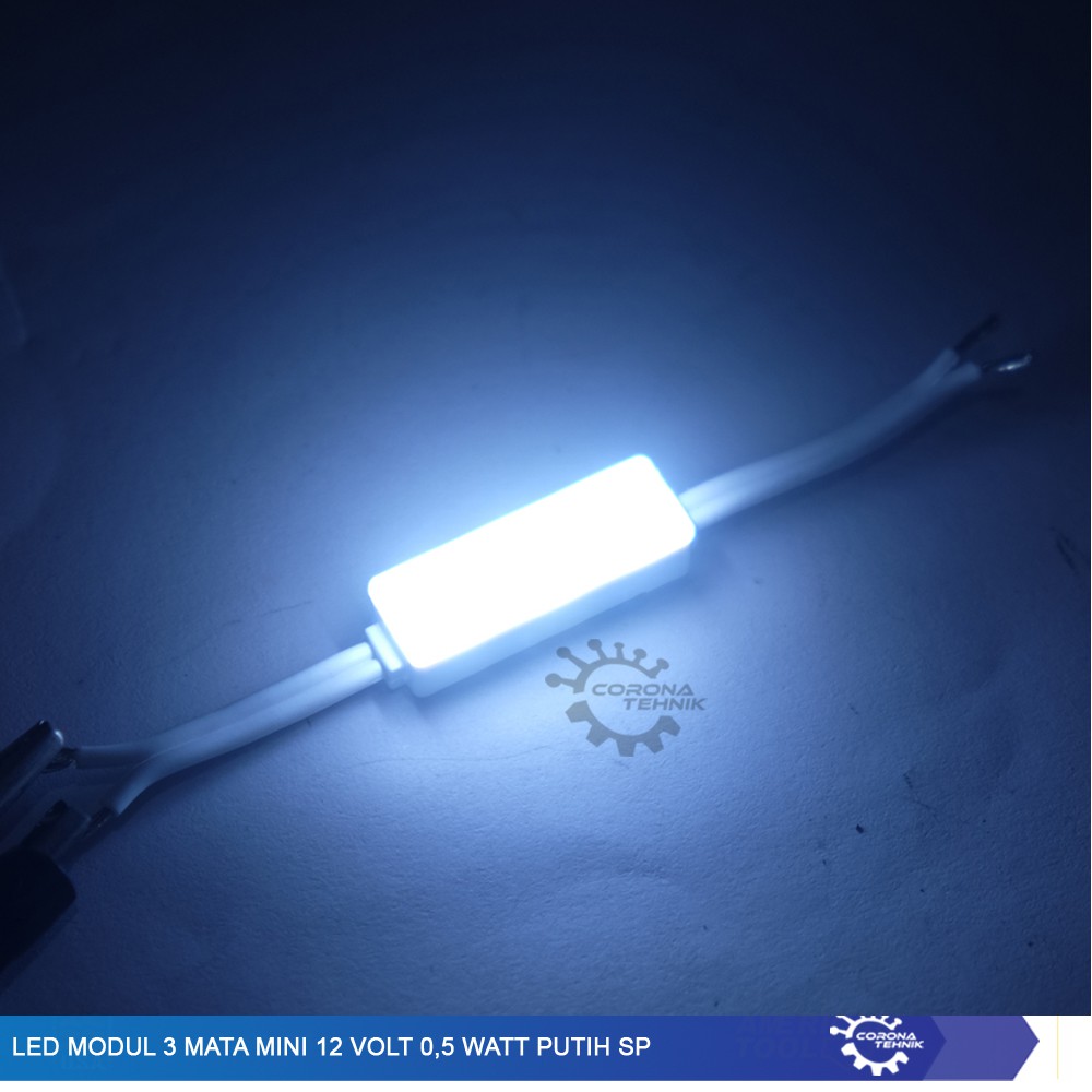 Led Modul 3 Mata Mini 12 Volt 0,5 Watt - SP- Putih