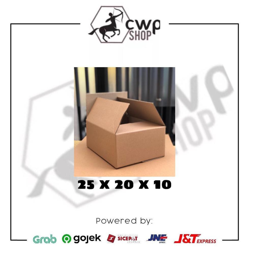 

TERDEPAN Kardus Box Karton Polos UK25X20X10