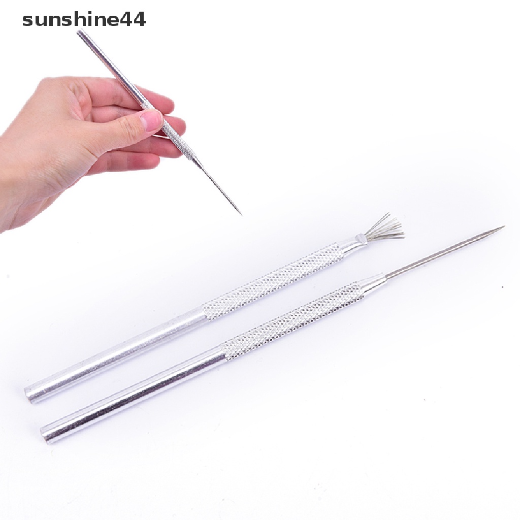 Sunshine 1pc Brush Kawat &amp; Jarum Untuk Modeling Tembikar Tanah Liat