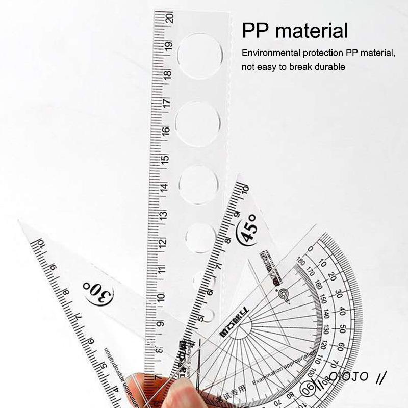 4pcs Penggaris Multifungsi Untuk Menggambar - ol2