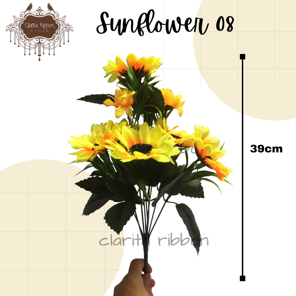 bunga matahari 08/ sunflower 08 artificial