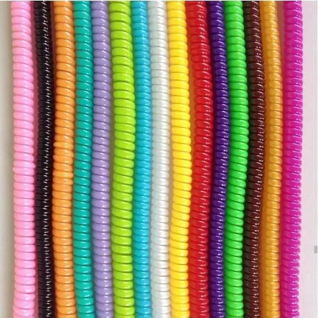 (SKR) [10 gr] Pelindung Kabel SPIRAL Pengaman Pelilit Kabel Charger 1/2/3 Warna / Cord Protector Cable