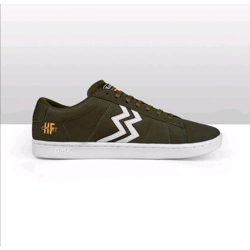 Geoff Max - HF Court Olive Off White| Sepatu Pria | Sneakers Pria