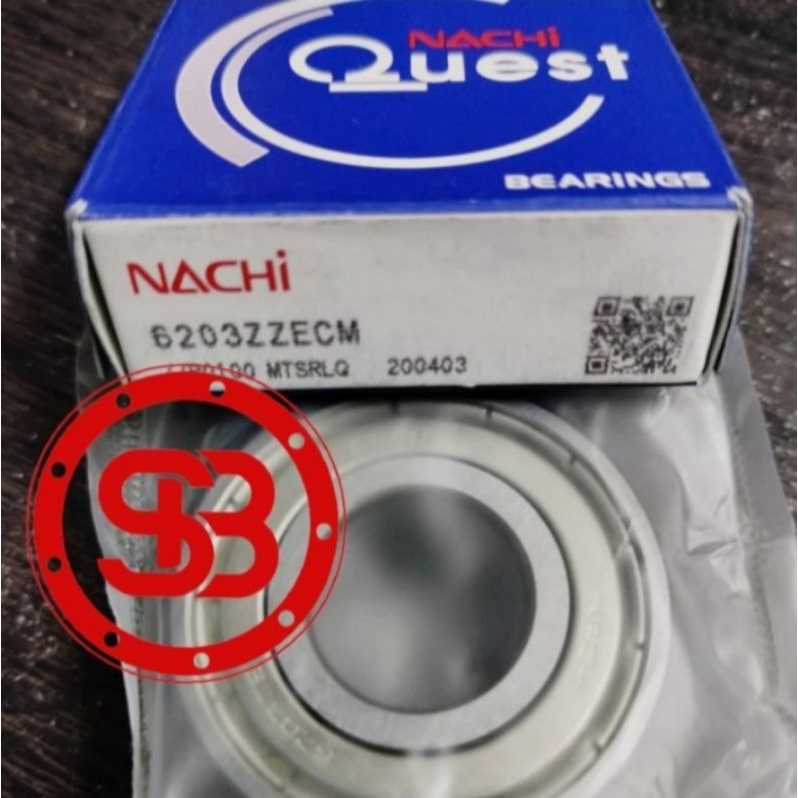 Bearing 6203 ZZ NACHI  ORIGINAL