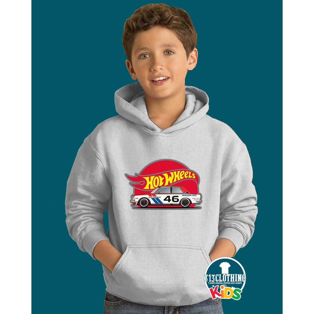 Jaket Anak Hoodie Anak Hotwheels Hot Wheels Bre Datsun Wagon