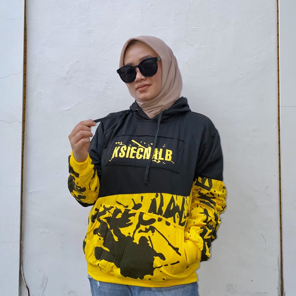 KSIECNABLE HOODIE HITAM-KUNING || HOODIE KEREN || HOODIE KOMBINASI #KSI