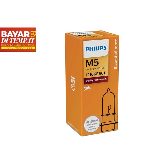 Lampu Depan Motor Bebek Matic Hi Low Philips H6 M5 lampu motor halogen-1