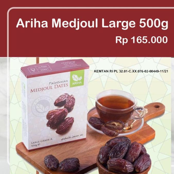 

KURMA MEDJOOL LARGE 500GR ARIHA ASLI PALESTINA MEDJOUL MEDJOL DGD6541651