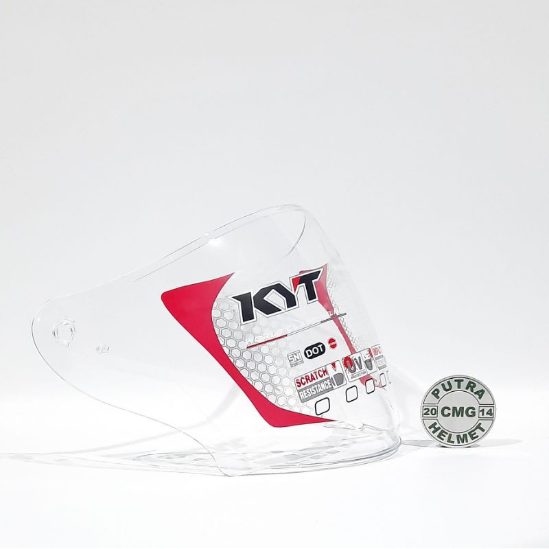 VISOR HELM KACA HELM ORIGINAL KYT KYOTO INK DINAMIC CLEAR BENING