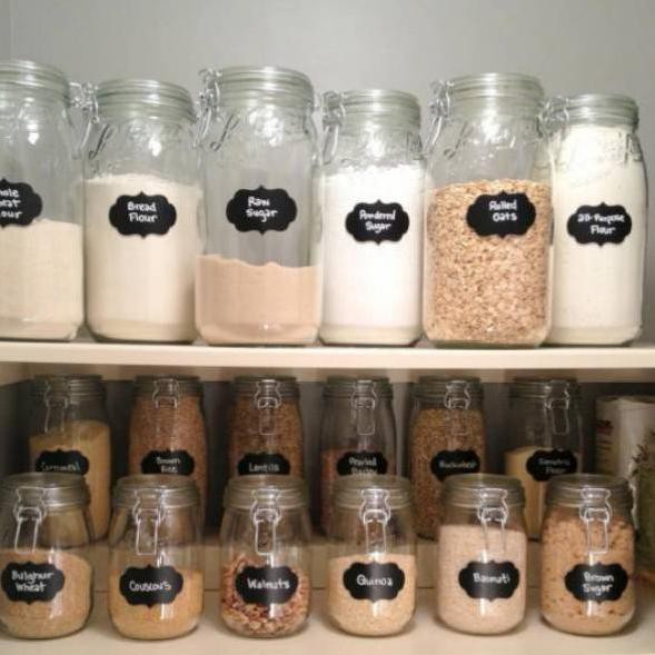 

10.10 BIG SALE FASION Stiker Label Bumbu Dapur /Organizer/ Pantry Waterproof + Spidol