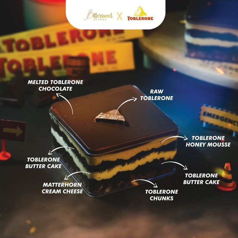 Bittersweet By Najla Semarang - TOBLERONE DESSERT BOX