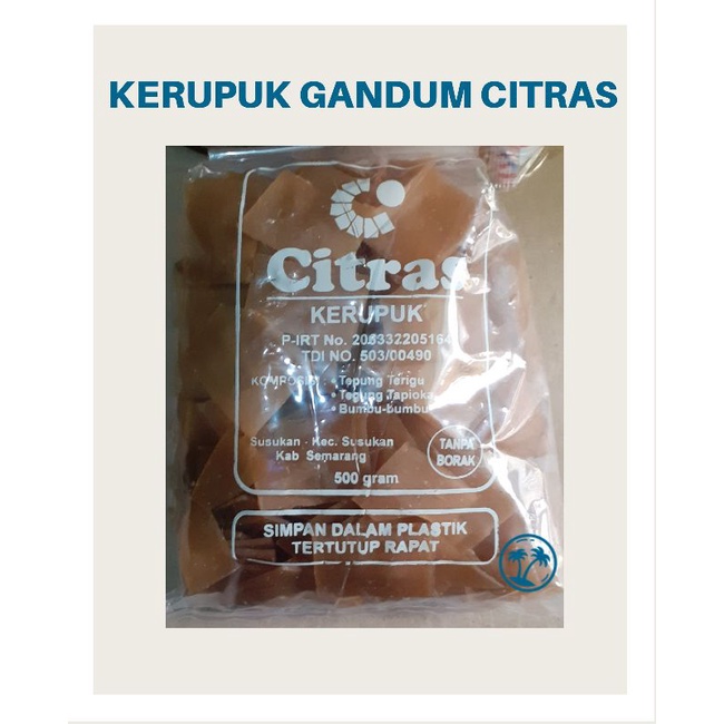 

Kerupuk Gandum Citra 500 gram