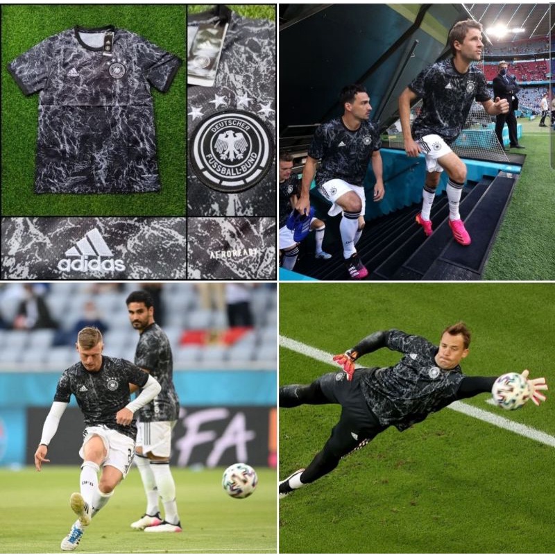 Jersey bola Jerman training prematch 2020/2021 grade ori